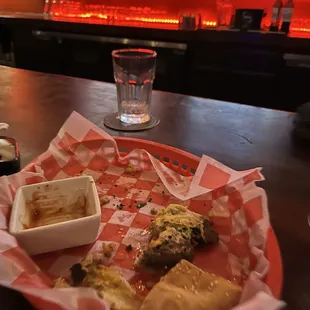 Asked for double got single-just okay-the drinks were decent.