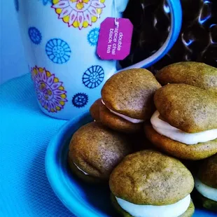 Pumpkin Whoopee Pies with Chai Spiced Buttercream