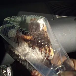 Yass this is the Oreo cheesecake sorry not the best shot