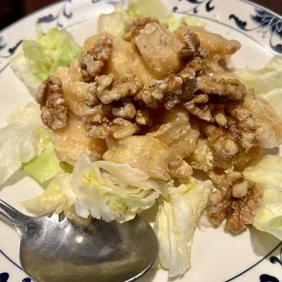 Honey Walnut Prawns. Delicious and not over mayo-y.