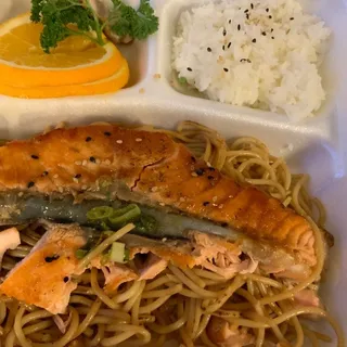 Salmon Teriyaki Dinner