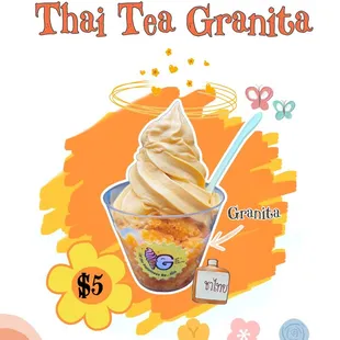 NEW! Thai Tea Granita