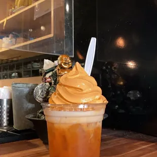 thai tea float