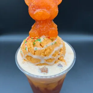 Thai tea float