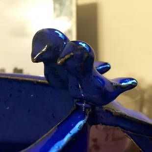 Close up of my student work at Gina's studio