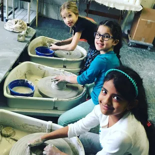 Kids' classes and parties! Inquire at ginadesantisceramics@gmail.com