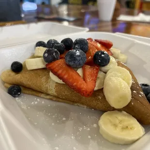 Vanilla Creme Brulee Crepe