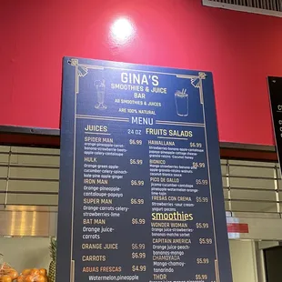 Menu (more at IG @capricorncow)