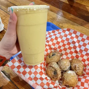 Thor Smoothie and Deep Fried Oreos