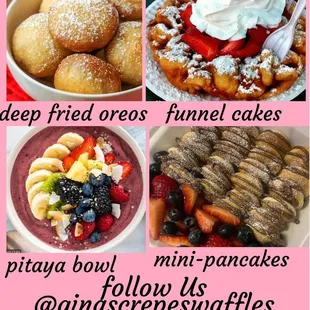 Deep fried Oreos and Funnel cake