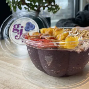 Sunset acai bowl