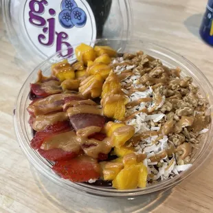 Sunset acai bowl