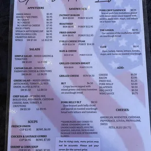Menu on 5/19/2022