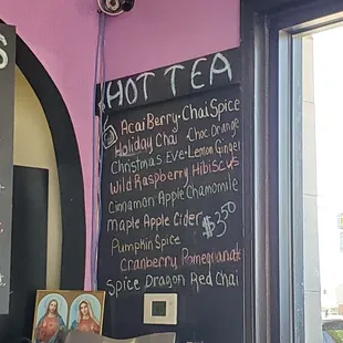 Monthly Hot Tea Flavors.  9/5/2024