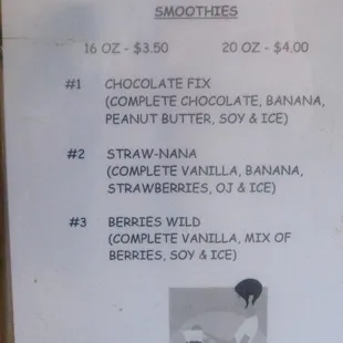 Smoothies