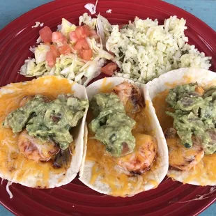Tijuana shrimp tacos