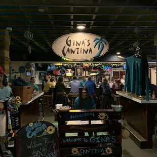 Gina's new Cantina entrance.