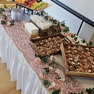 Appetizer setup @The Desi House.