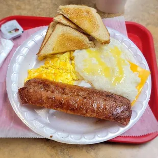 Smoked Sausage Breakfast