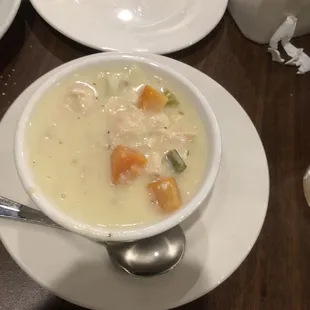 Soup option to salad with meal