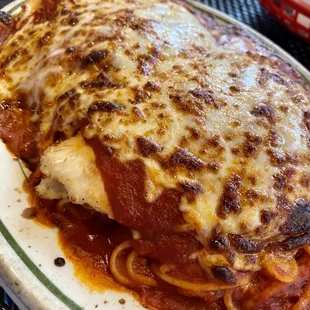 Grilled Chicken Parmigiana