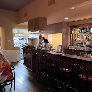 people sitting at the bar