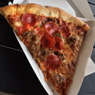 Pep, sausage, red peppers - $3