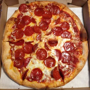 12" pepperoni pizza