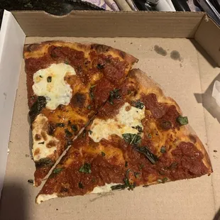 The Pizza Margherita was magnificent.