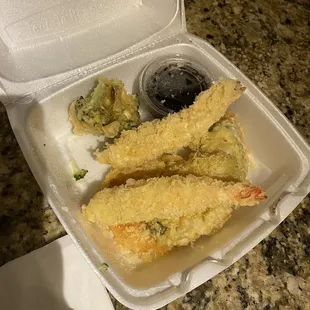 Shrimp tempura box