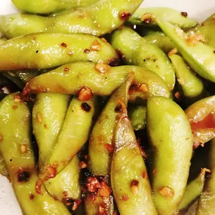 Garlic Edamame