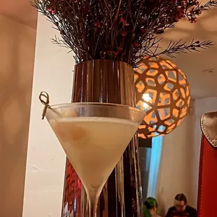 Lychee Martini. So yummy, our bartender was so nice &amp; attentive.