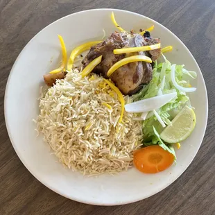 #2 Lamb Shank (Waslad) with Basmati Rice