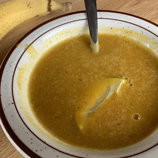 Yummy Soup and Banana