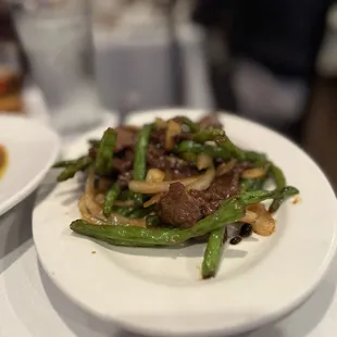 Stir-Fried Green Beans w/ Beef.