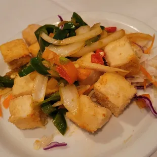 Spicy Tofu Cubes