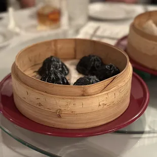 Truffle soup dumplings