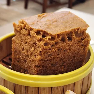 Malay Sponge Cake.. not a popular item but one of my favorites.  Super fluffy brown sugar cake.