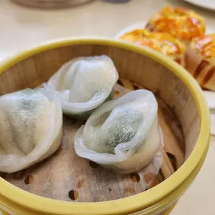 Spinach &amp; shrimp