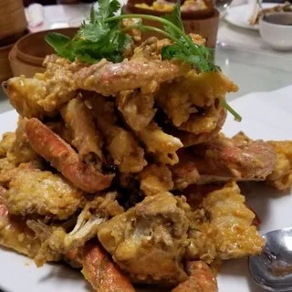 Shrimp in Salted Egg Yolk Sauce