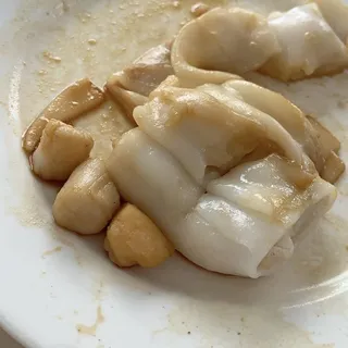 Steamed Look Funn with Scallop