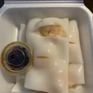 Steamed Look Funn with Shrimp