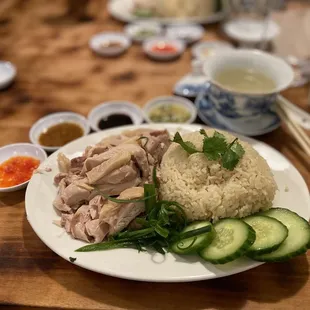 hainan chicken (red meat)