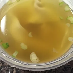 Wonton Soup - nice job here. Not a wonton guy, but this was done well.