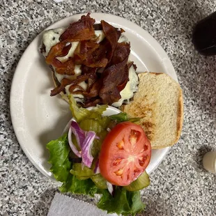 Bacon cheese burger