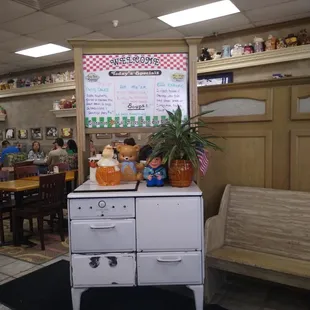 Specials of the day.