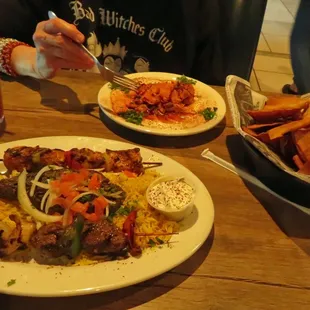 Our buddy really enjoyed the hummus.