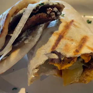 Chicken Shawarma wrap and gyro