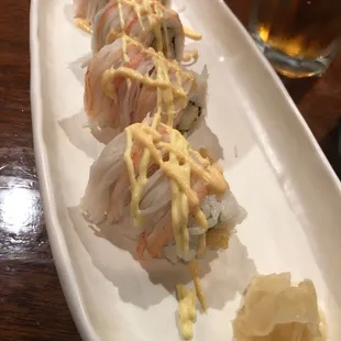 R6. Shaggy Dog Roll w/ side of eel sauce!!