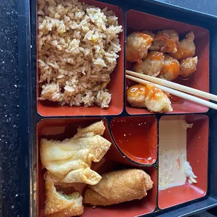 BB1. Sweet and Sour Chicken Bento Box